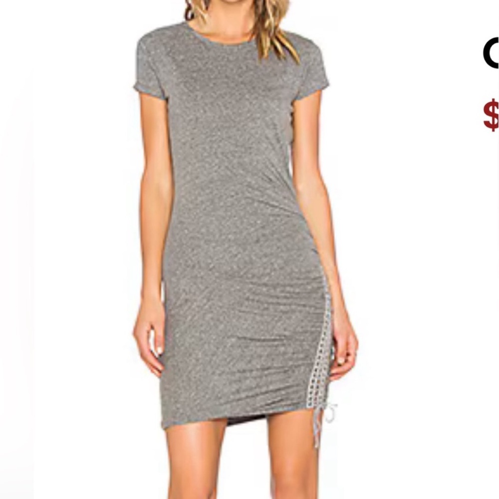 Pam and Gela Short Sleeve Ruched Dress